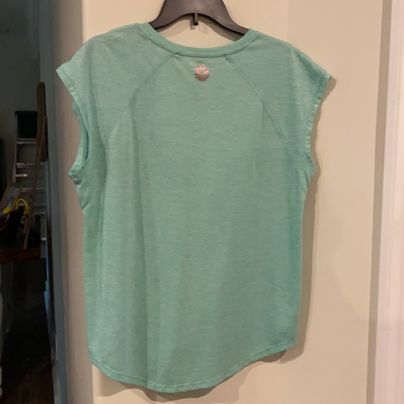 Brisas cap-sleeved Yoga top - Picture 2 of 5